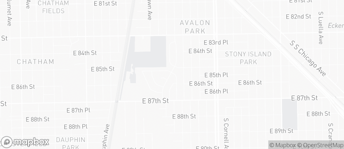 Avalon Park area map