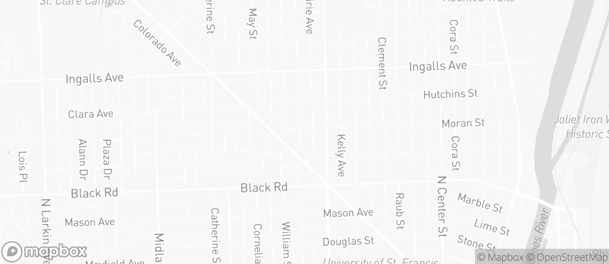 Joliet area map