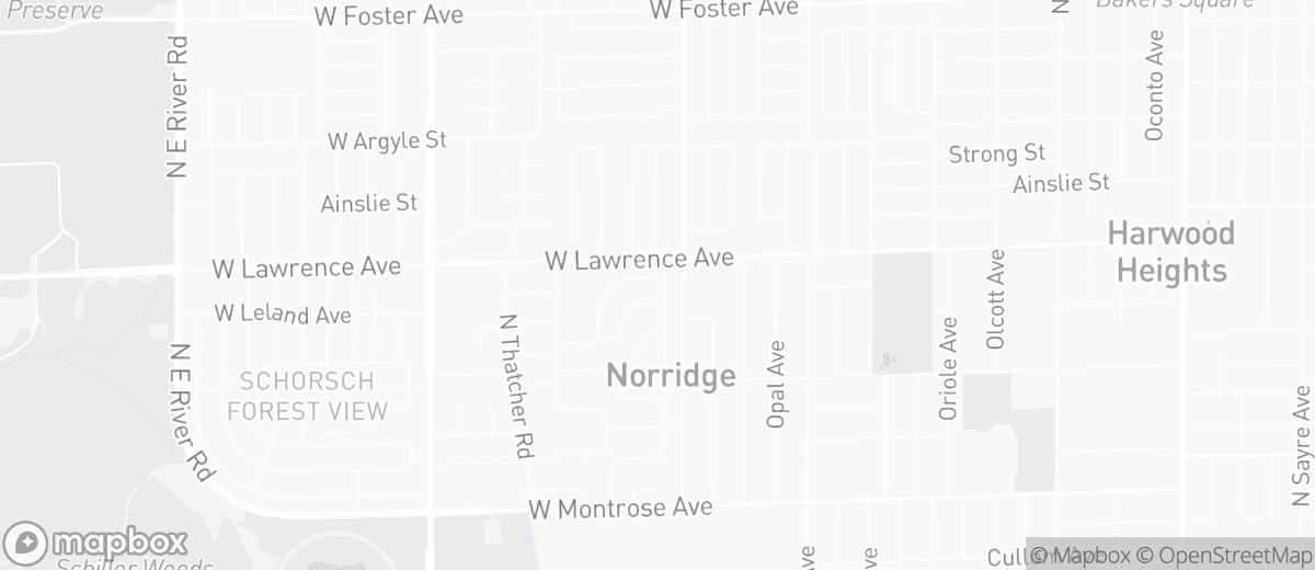 Norridge area map