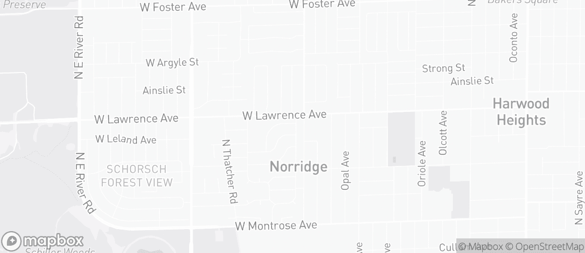 Norridge area map